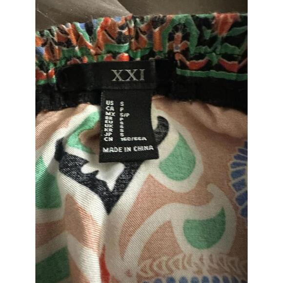 Forever 21 multicolored ethnic-inspired A-line maxi skirt Size Small - Picture 4 of 4